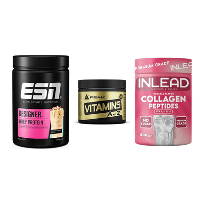 Regenerations-Set: ESN Designer + Peak Vitamin + INLEAD Collagen – alle enthaltenen Artikel