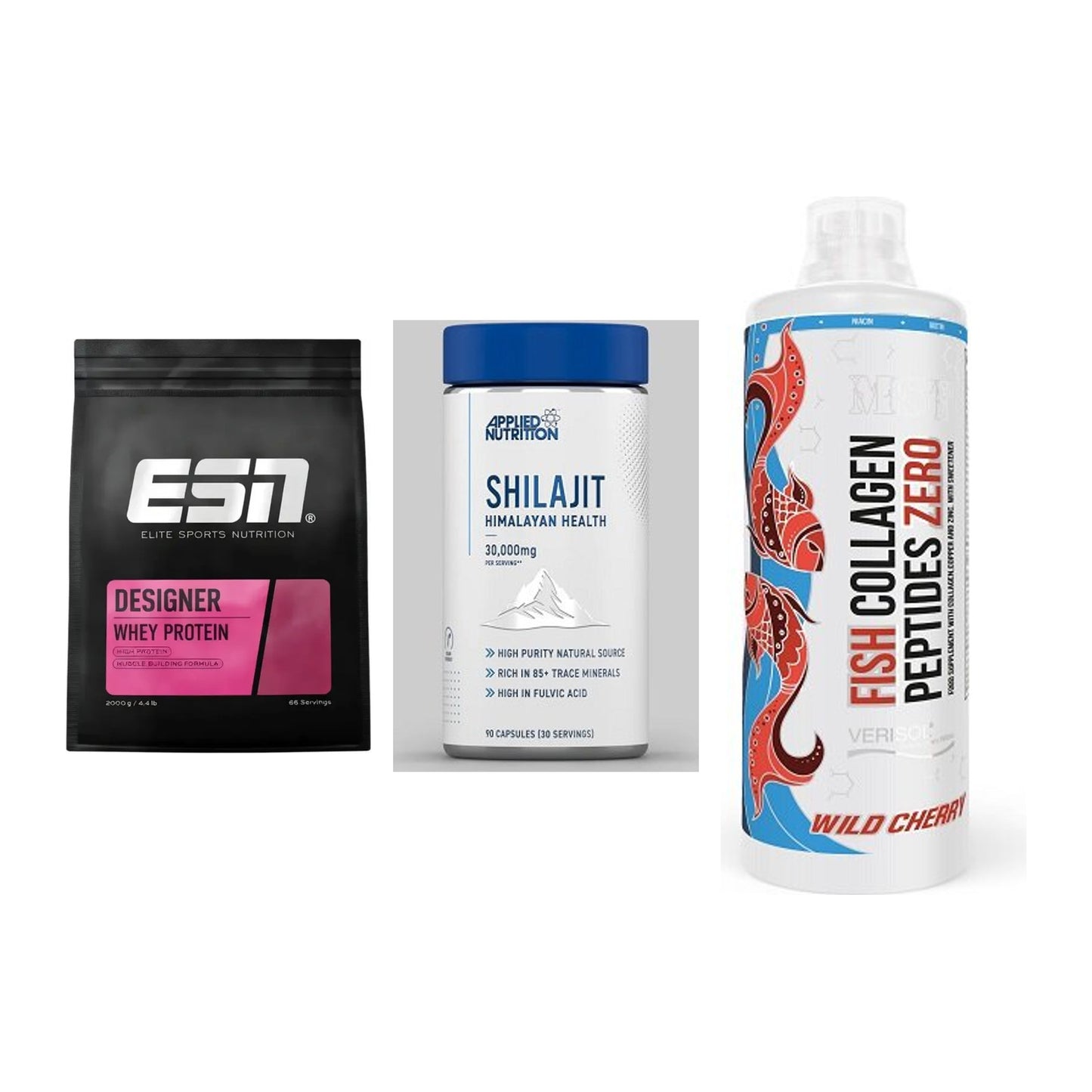 Regenerations-Set: ESN Designer + Applied Nutriti + MST Fish – alle enthaltenen Artikel