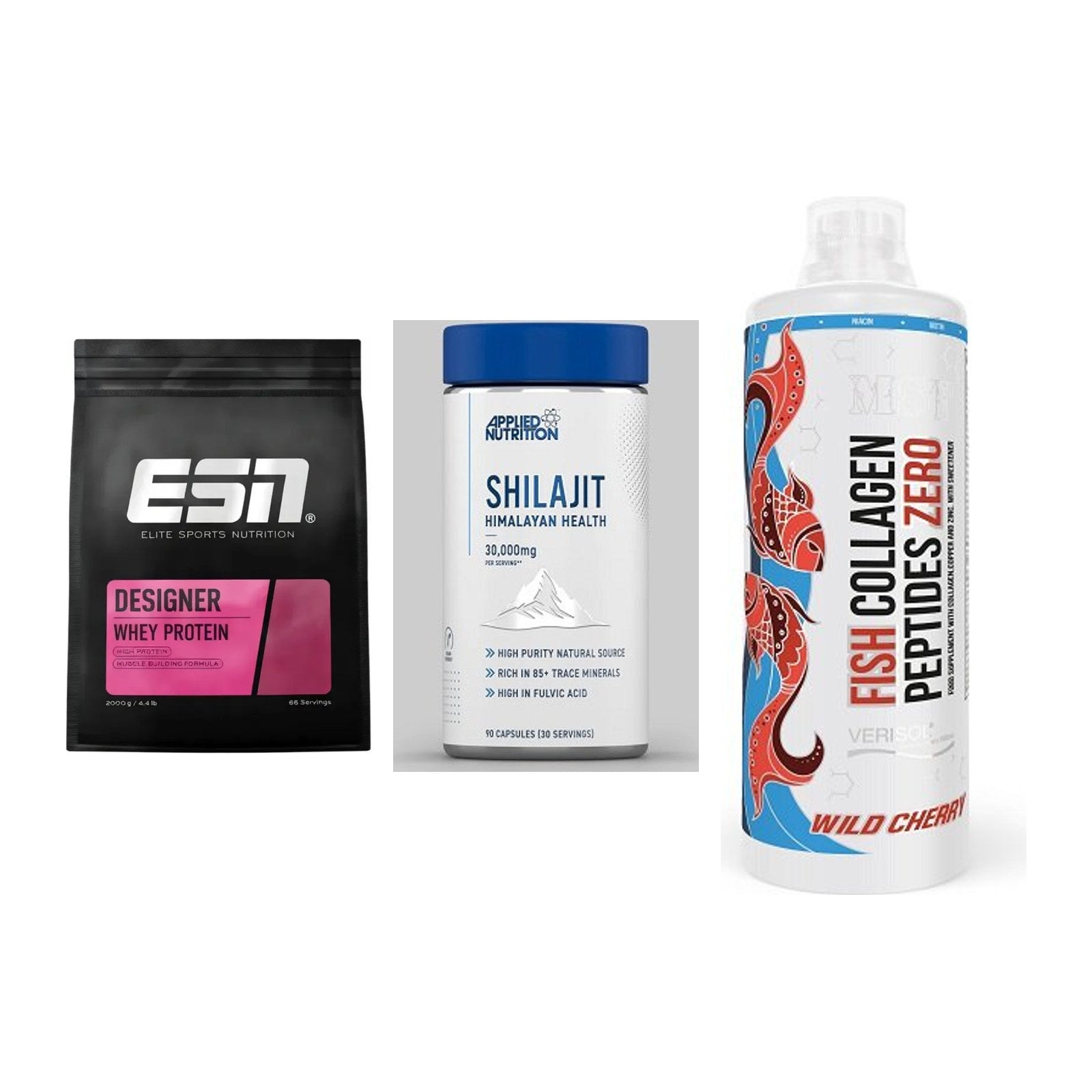 Regenerations-Set: ESN Designer + Applied Nutriti + MST Fish – alle enthaltenen Artikel