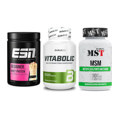 Regenerations-Set: ESN Designer + BioTech Vitabol + MST MSM 2000 / – alle enthaltenen Artikel