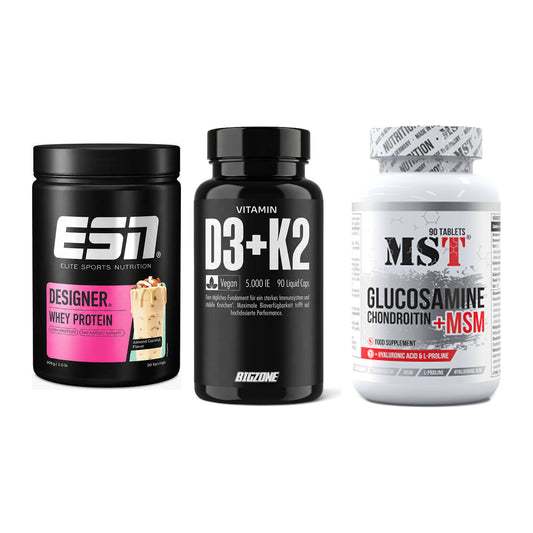 Regenerations-Set: ESN Designer + Big Zone + MST Glucosamine – alle enthaltenen Artikel