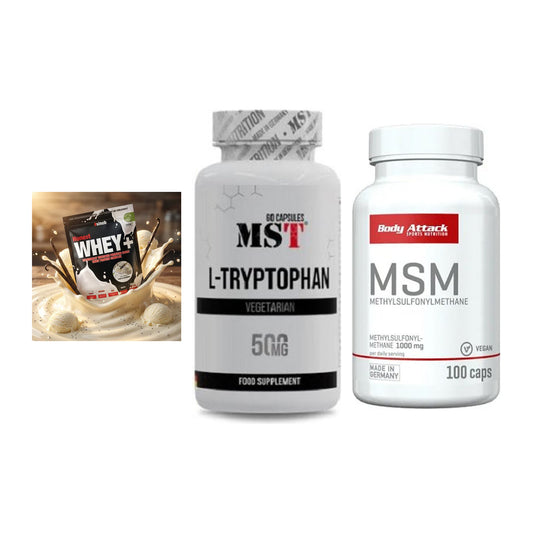 Regenerations-Set: Sinob Honest + MST Tryptophan + Body Attack MSM – alle enthaltenen Artikel