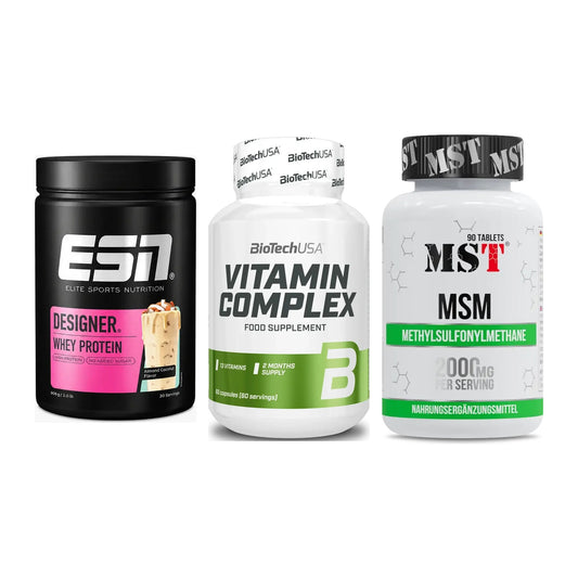 Regenerations-Set: ESN Designer + BioTech Vitamin + MST MSM 2000 / – alle enthaltenen Artikel