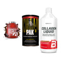 Regenerations-Set: Scitec 100% + Universal + BioTech Collage – alle enthaltenen Artikel