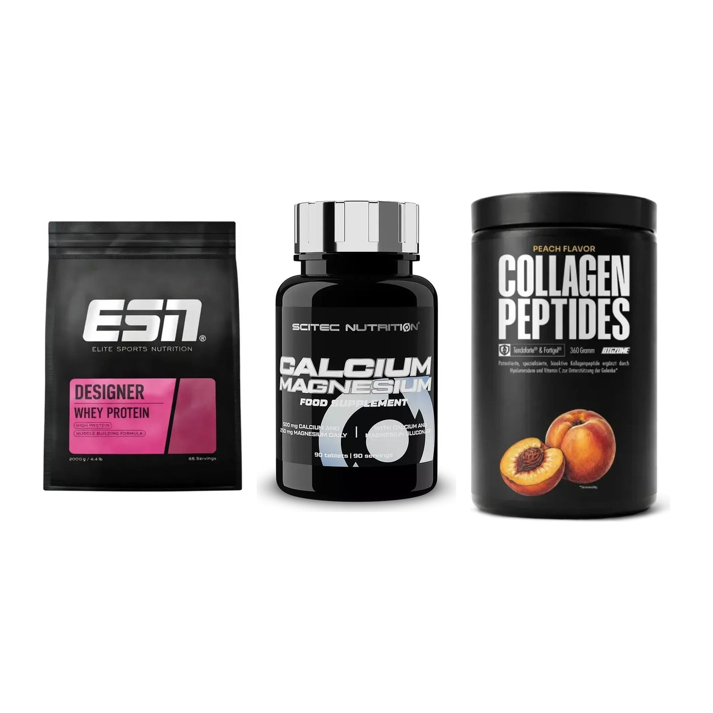 Regenerations-Set: ESN Designer + Scitec Calcium + Big Zone – alle enthaltenen Artikel