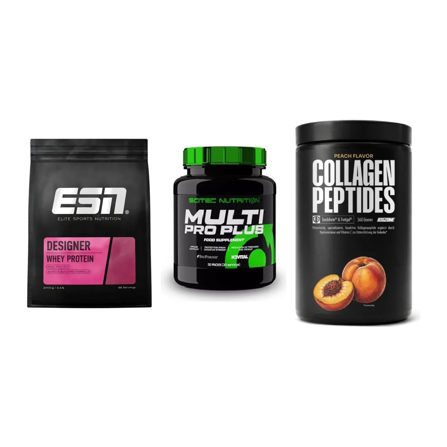 Regenerations-Set: ESN Designer + Scitec Multi + Big Zone – alle enthaltenen Artikel