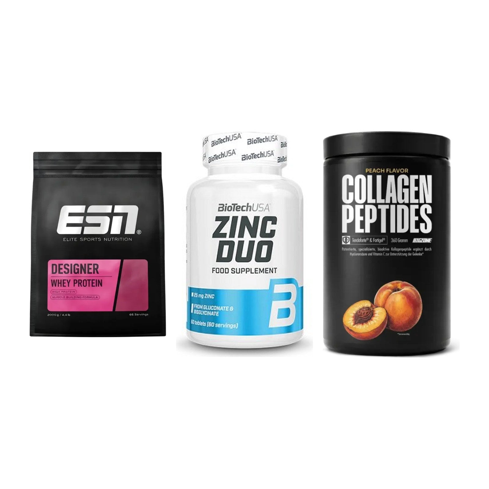 Regenerations-Set: ESN Designer + BioTech Zinc + Big Zone – alle enthaltenen Artikel