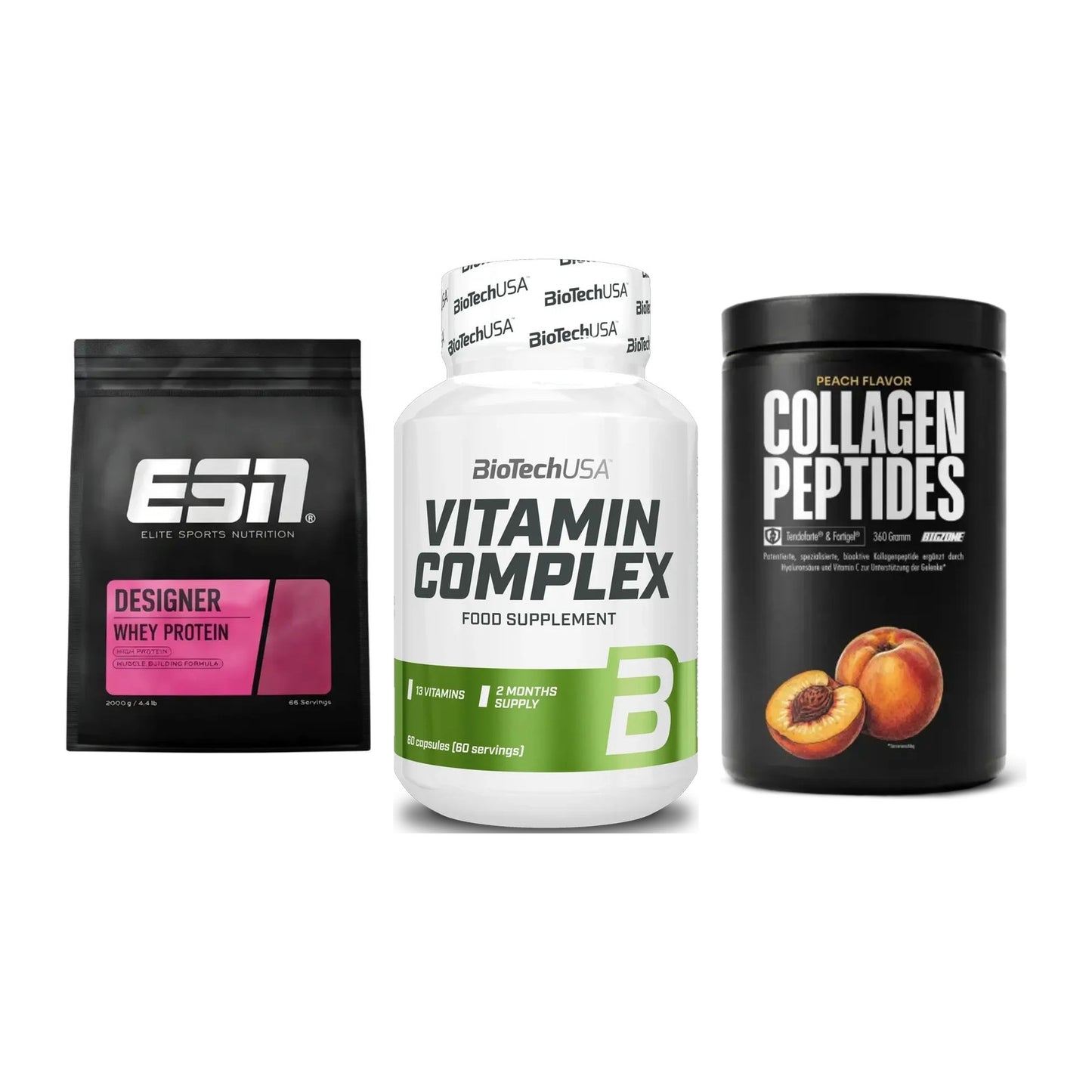 Regenerations-Set: ESN Designer + BioTech Vitamin + Big Zone – alle enthaltenen Artikel