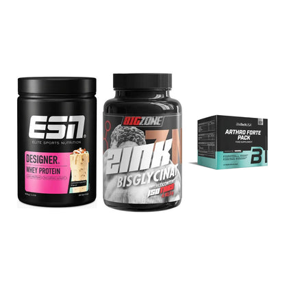 Regenerations-Set: ESN Designer + Big Zone Zink + BioTech Arthro – alle enthaltenen Artikel