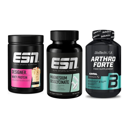Regenerations-Set: ESN Designer + ESN Magnesium + BioTech Arthro – alle enthaltenen Artikel