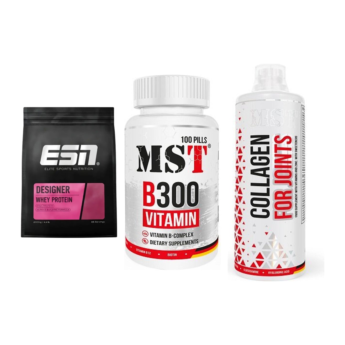 Regenerations-Set: ESN Designer + MST B300 + MST Collagen – alle enthaltenen Artikel