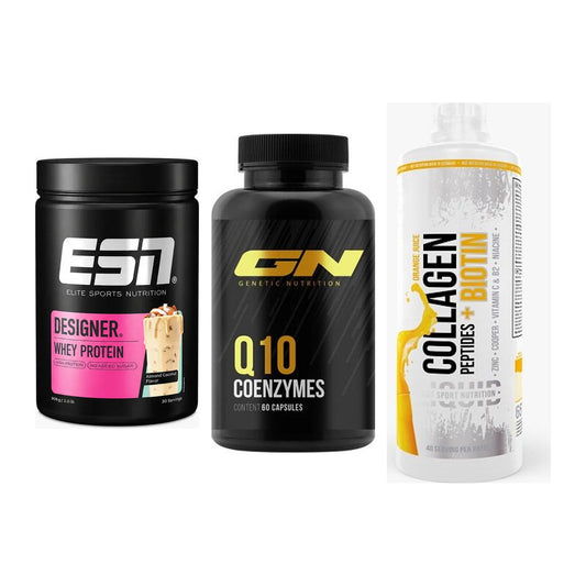 Regenerations-Set: ESN Designer + GN Q10 Health + MST Collagen – alle enthaltenen Artikel