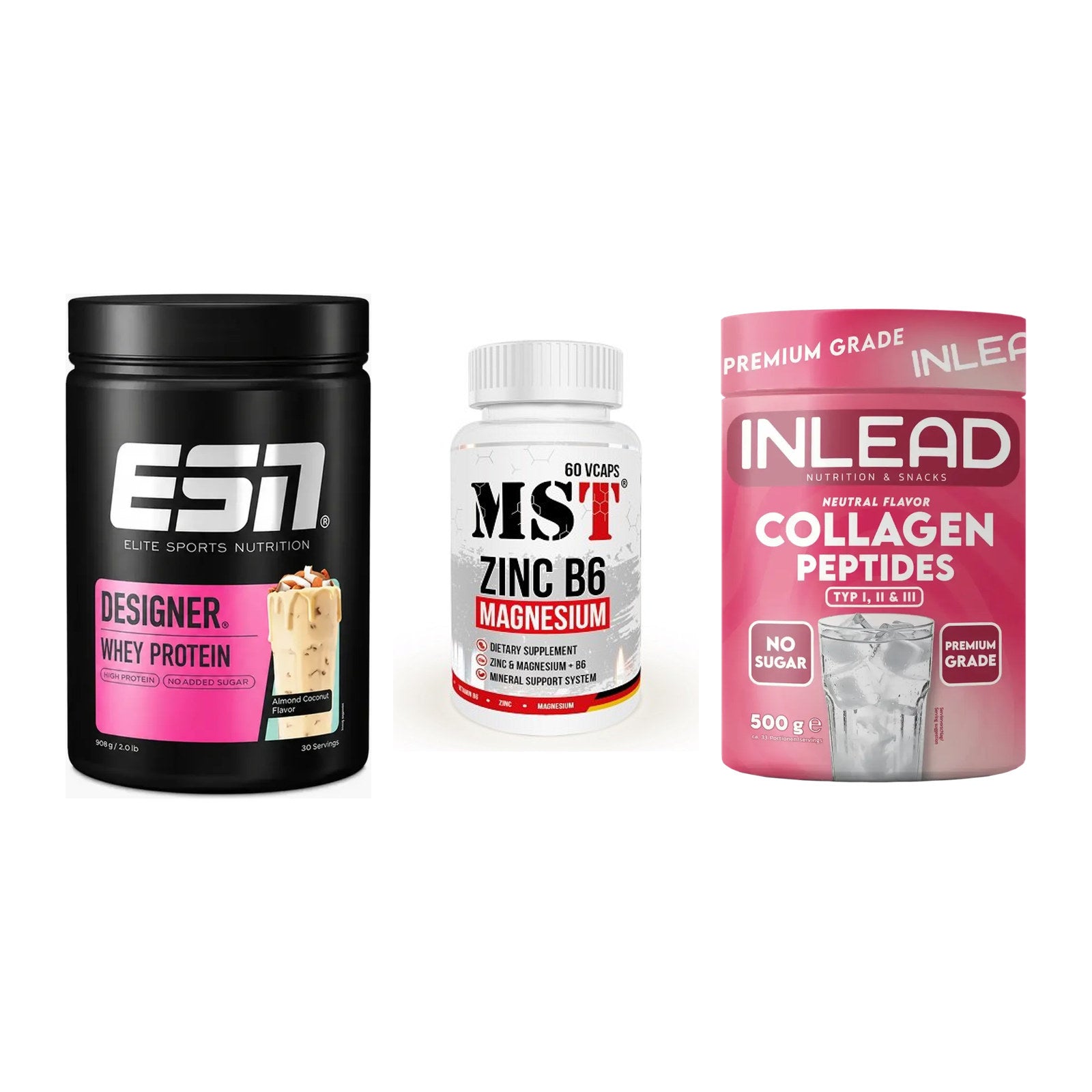 Regenerations-Set: ESN Designer + MST Zinc + INLEAD Collagen – alle enthaltenen Artikel