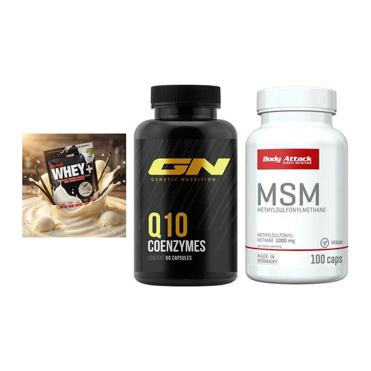 Regenerations-Set: Sinob Honest + GN Q10 Health + Body Attack MSM – alle enthaltenen Artikel