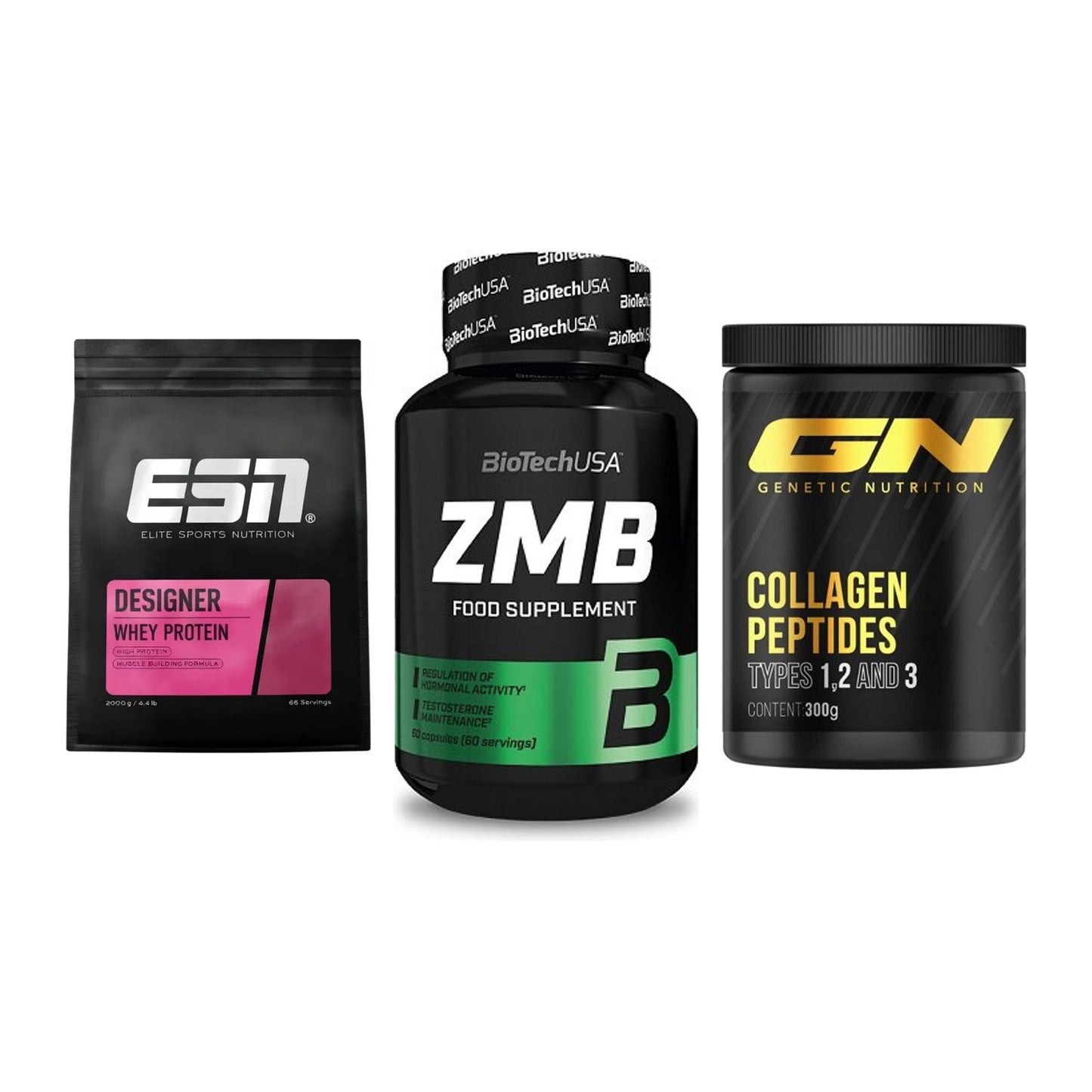 Regenerations-Set: ESN Designer + BioTech ZMB + GN Peptan – alle enthaltenen Artikel