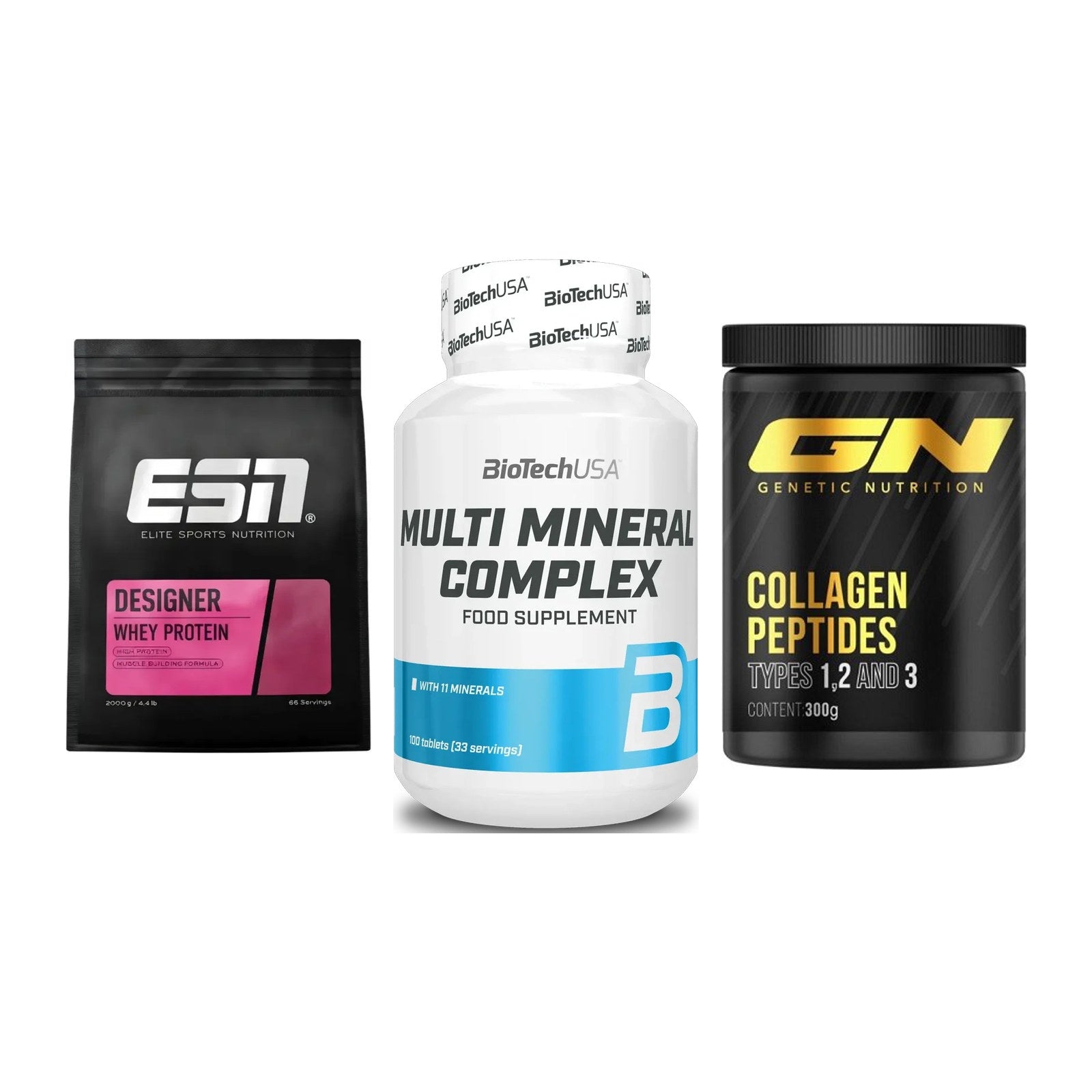 Regenerations-Set: ESN Designer + BioTech Multi + GN Peptan – alle enthaltenen Artikel
