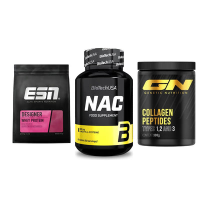 Regenerations-Set: ESN Designer + BioTech NAC + GN Peptan – alle enthaltenen Artikel
