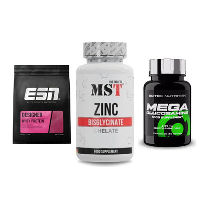 Regenerations-Set: ESN Designer + MST Zinc + Scitec Mega – alle enthaltenen Artikel