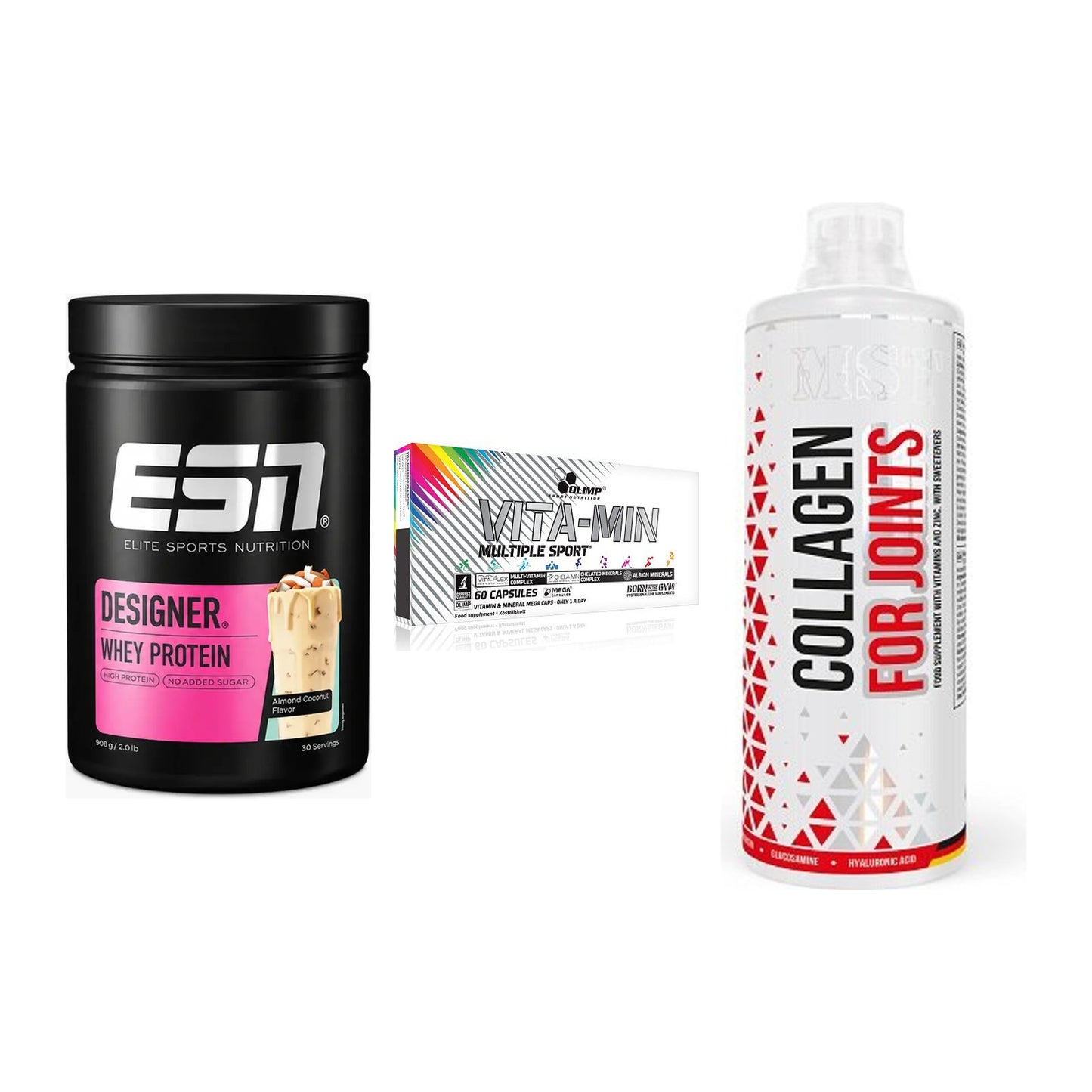 Regenerations-Set: ESN Designer + Olimp Vita-Min + MST Collagen – alle enthaltenen Artikel
