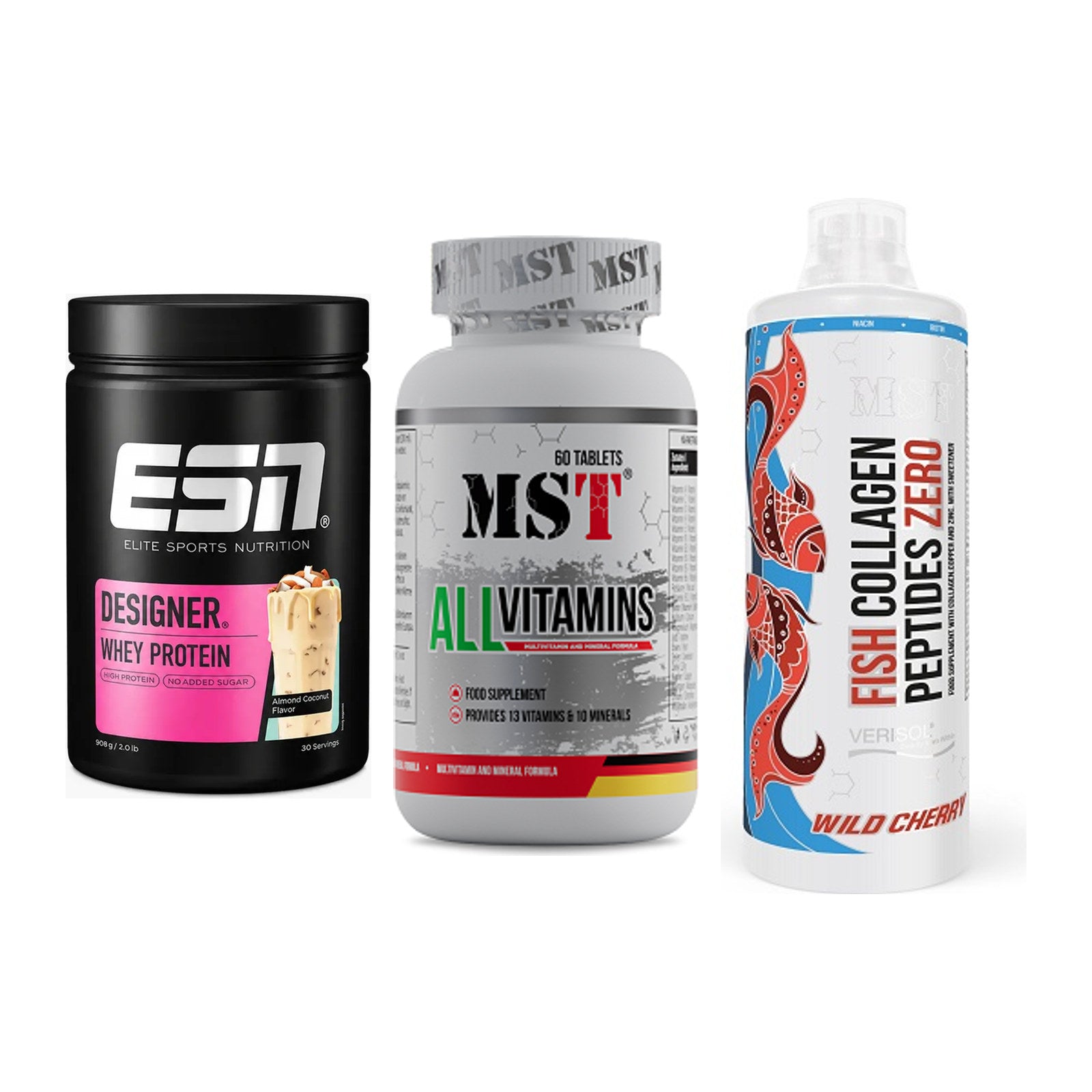 Regenerations-Set: ESN Designer + MST All Vitamin + MST Fish – alle enthaltenen Artikel