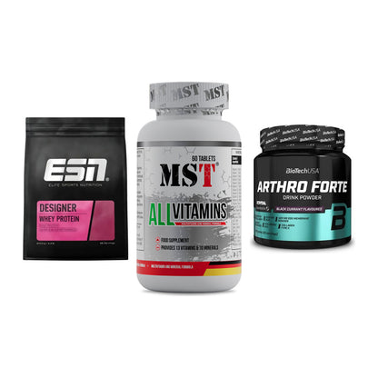 Regenerations-Set: ESN Designer + MST All Vitamin + BioTech Arthro – alle enthaltenen Artikel