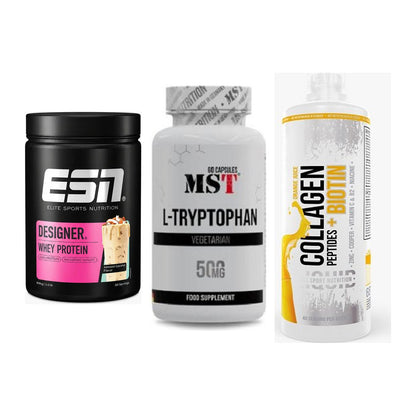 Regenerations-Set: ESN Designer + MST Tryptophan + MST Collagen – alle enthaltenen Artikel