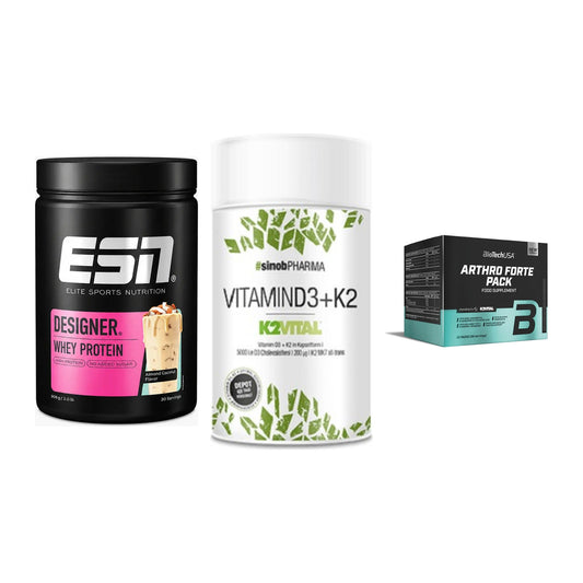 Regenerations-Set: ESN Designer + Sinob Vitamin + BioTech Arthro – alle enthaltenen Artikel
