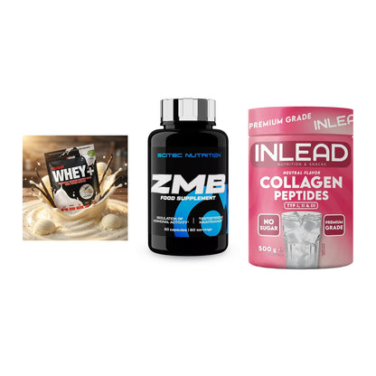 Regenerations-Set: Sinob Honest + Scitec ZMB + INLEAD Collagen – alle enthaltenen Artikel
