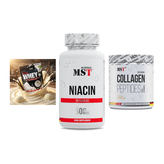 Regenerations-Set: Sinob Honest + MST Niacin + MST Collagen – alle enthaltenen Artikel