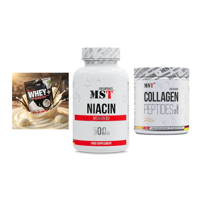 Regenerations-Set: Sinob Honest + MST Niacin + MST Collagen – alle enthaltenen Artikel