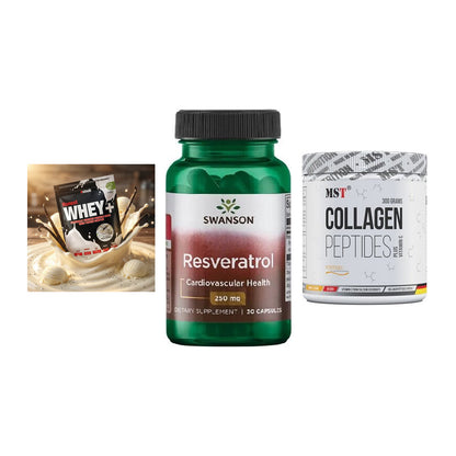 Regenerations-Set: Sinob Honest + Swanson Resvera + MST Collagen – alle enthaltenen Artikel