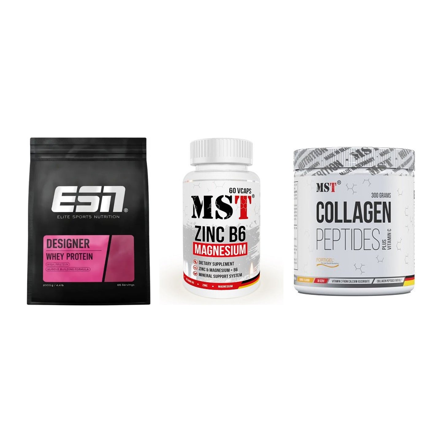 Regenerations-Set: ESN Designer + MST Zinc + MST Collagen – alle enthaltenen Artikel