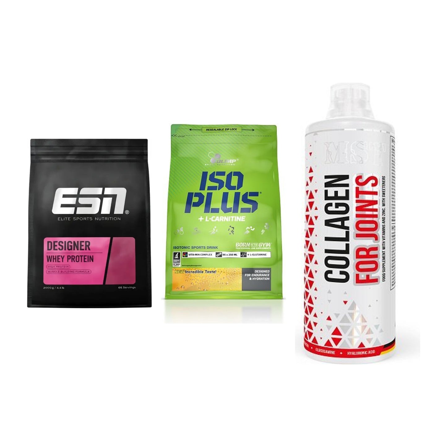 Regenerations-Set: ESN Designer + Olimp Iso Plus + MST Collagen – alle enthaltenen Artikel