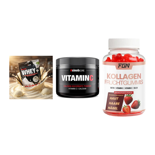 Regenerations-Set: Sinob Honest + Sinob Vitamin C + FGN Kollagen 60 – alle enthaltenen Artikel