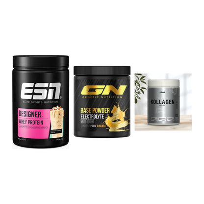 Regenerations-Set: ESN Designer + GN Base Powder + Sinob Kollagen – alle enthaltenen Artikel