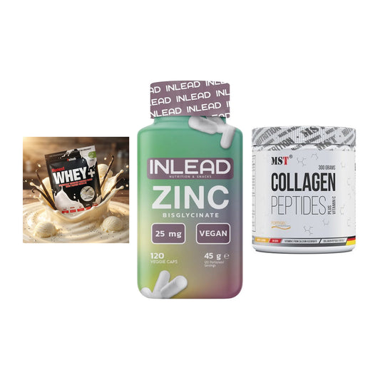 Regenerations-Set: Sinob Honest + INLEAD Zink + MST Collagen – alle enthaltenen Artikel