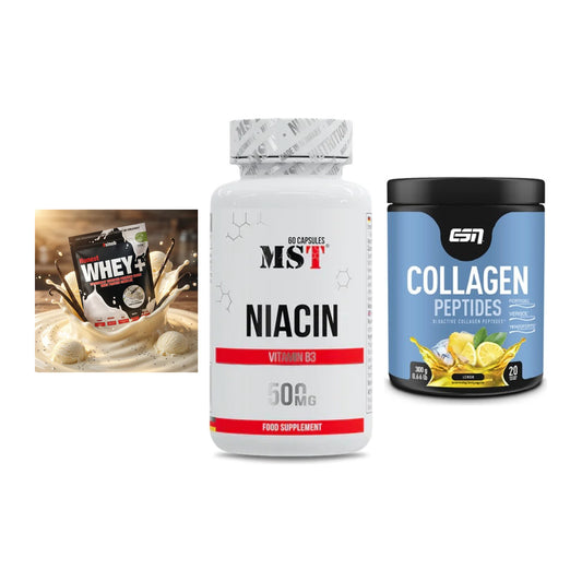Regenerations-Set: Sinob Honest + MST Niacin + ESN Collagen – alle enthaltenen Artikel