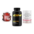 Regenerations-Set: Scitec 100% + GN Magnesium + BioTech Clear – alle enthaltenen Artikel