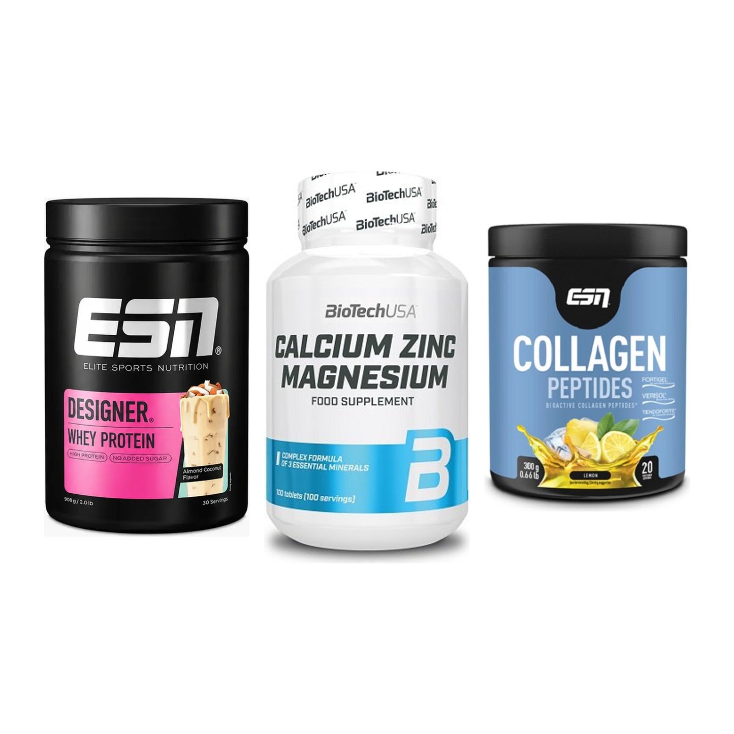 Regenerations-Set: ESN Designer + BioTech Calcium + ESN Collagen – alle enthaltenen Artikel