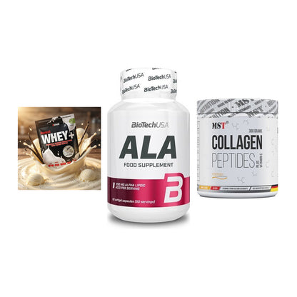 Regenerations-Set: Sinob Honest + BioTech ALA + MST Collagen – alle enthaltenen Artikel