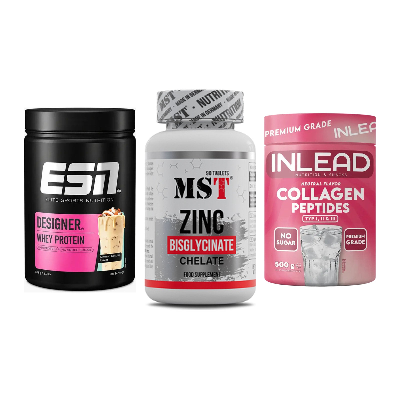 Regenerations-Set: ESN Designer + MST Zinc + INLEAD Collagen – alle enthaltenen Artikel
