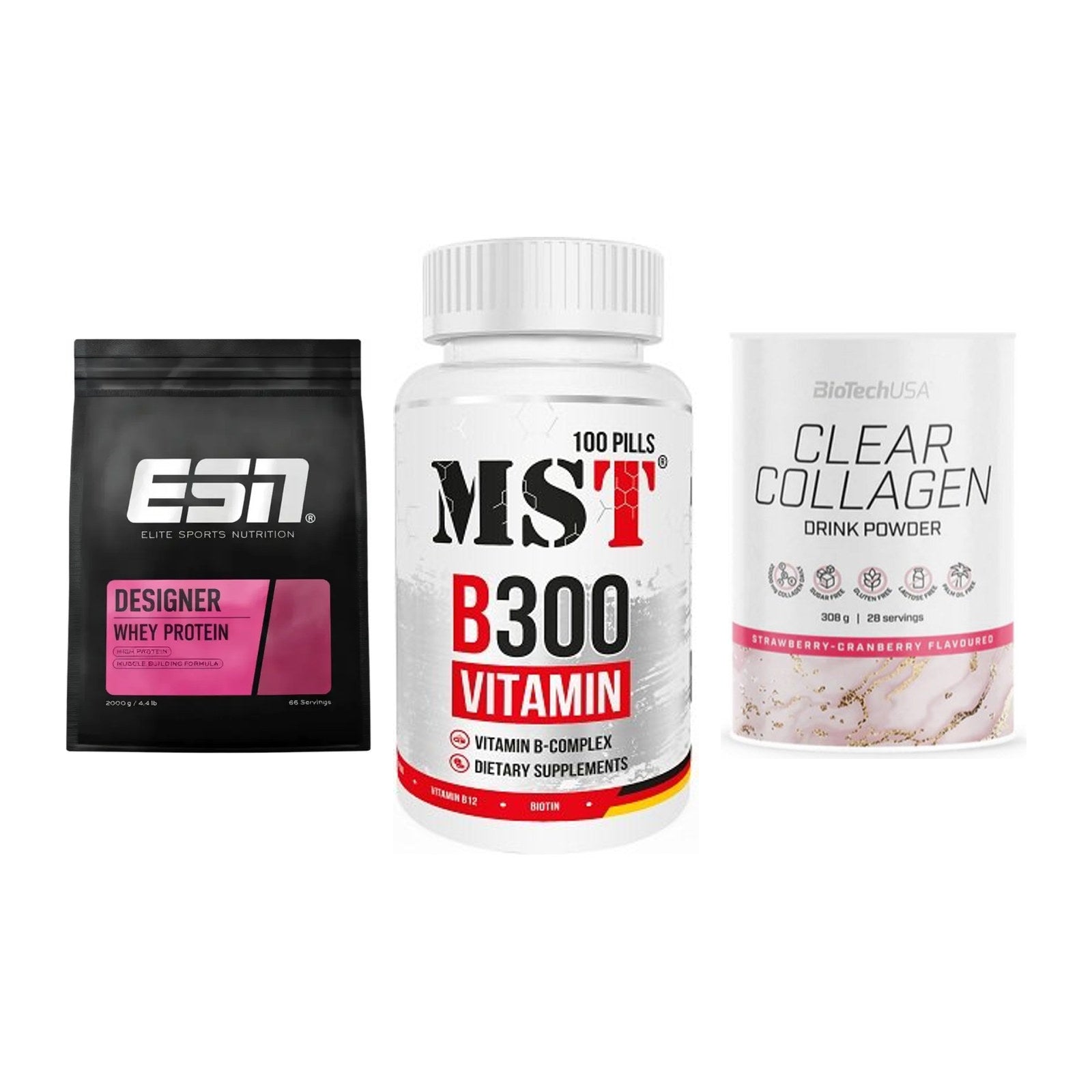 Regenerations-Set: ESN Designer + MST B300 + BioTech Clear – alle enthaltenen Artikel