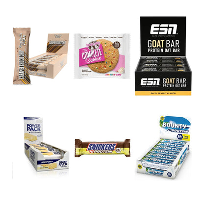 Riegel-Probierset: Barebells Vegan + Lenny & Larry + 4 weitere – alle enthaltenen Artikel
