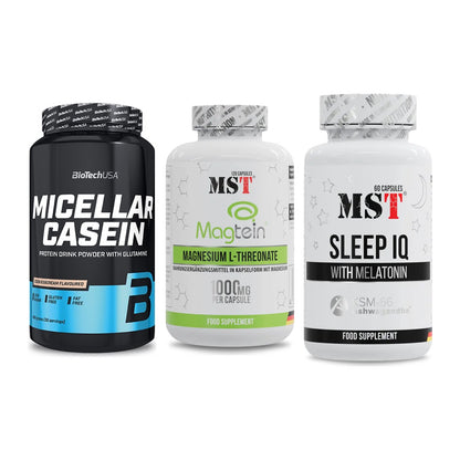 Schlaf & Erholung: BioTech Micella + MST Magnesium + MST Sleep IQ – alle enthaltenen Artikel