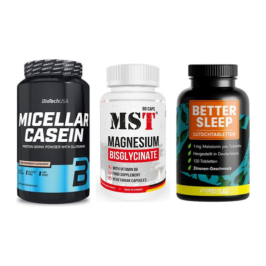 Schlaf & Erholung: BioTech Micella + MST Magnesium + ProFuel Melaton – alle enthaltenen Artikel