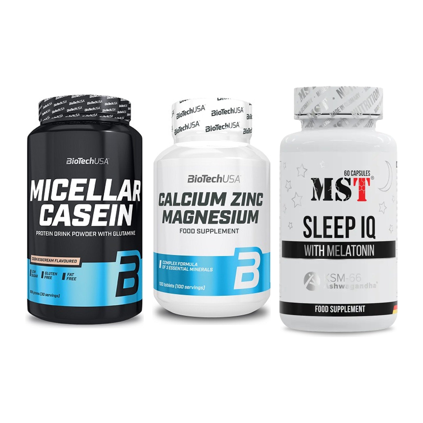 Schlaf & Erholung: BioTech Micella + BioTech Calcium + MST Sleep IQ – alle enthaltenen Artikel