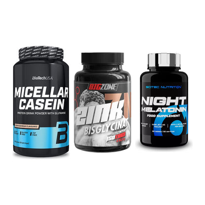 Schlaf & Erholung: BioTech Micella + Big Zone Zink + Scitec Night – alle enthaltenen Artikel