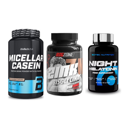 Schlaf & Erholung: BioTech Micella + Big Zone Zink + Scitec Night – alle enthaltenen Artikel