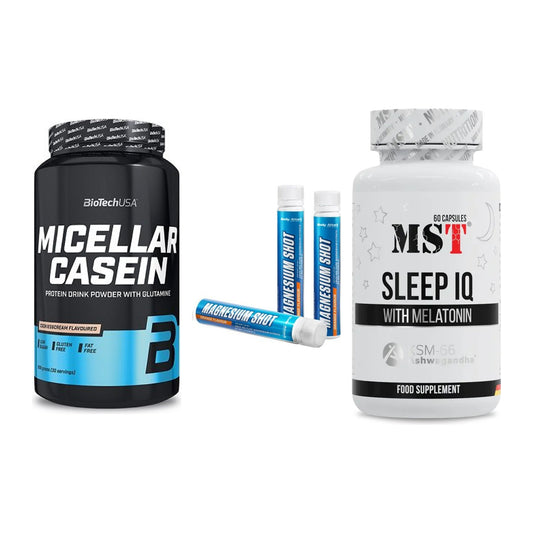 Schlaf & Erholung: BioTech Micella + Body Attack + MST Sleep IQ – alle enthaltenen Artikel