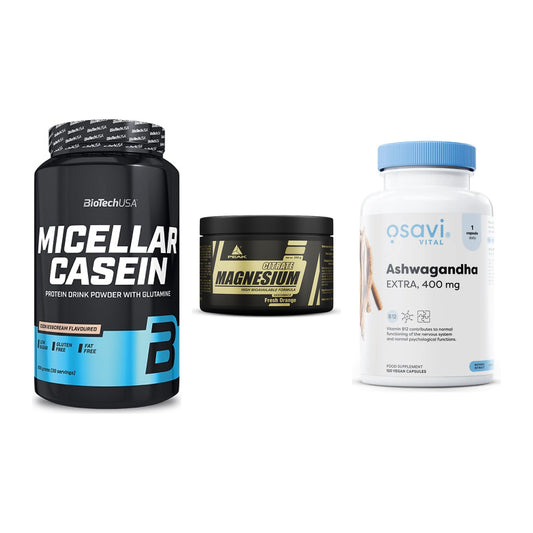 Schlaf & Erholung: BioTech Micella + Peak Magnesium + Osavi Ashwagand – alle enthaltenen Artikel